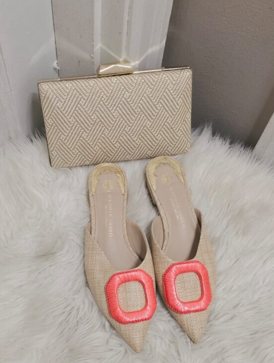ANTONIO MELANI Shoes - Antonio Melani x Jennifer Sumko Neuchatel woven mule With a Matching Purse